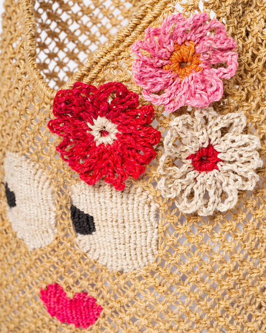 Drusilla Carmen  Jute Beach Bag – Durable Women’s Large Tote Mustard