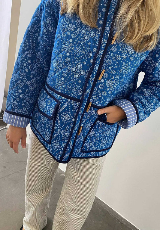 Jacket Adriane Jacket Blue-Flower