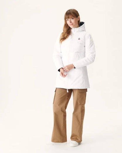 Coat Moscou Blanc-Marine
