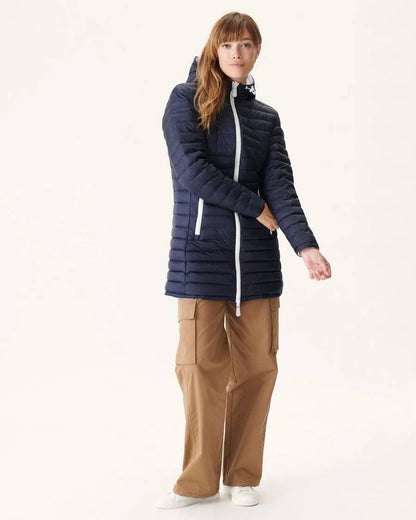 Coat Moscou Blanc-Marine