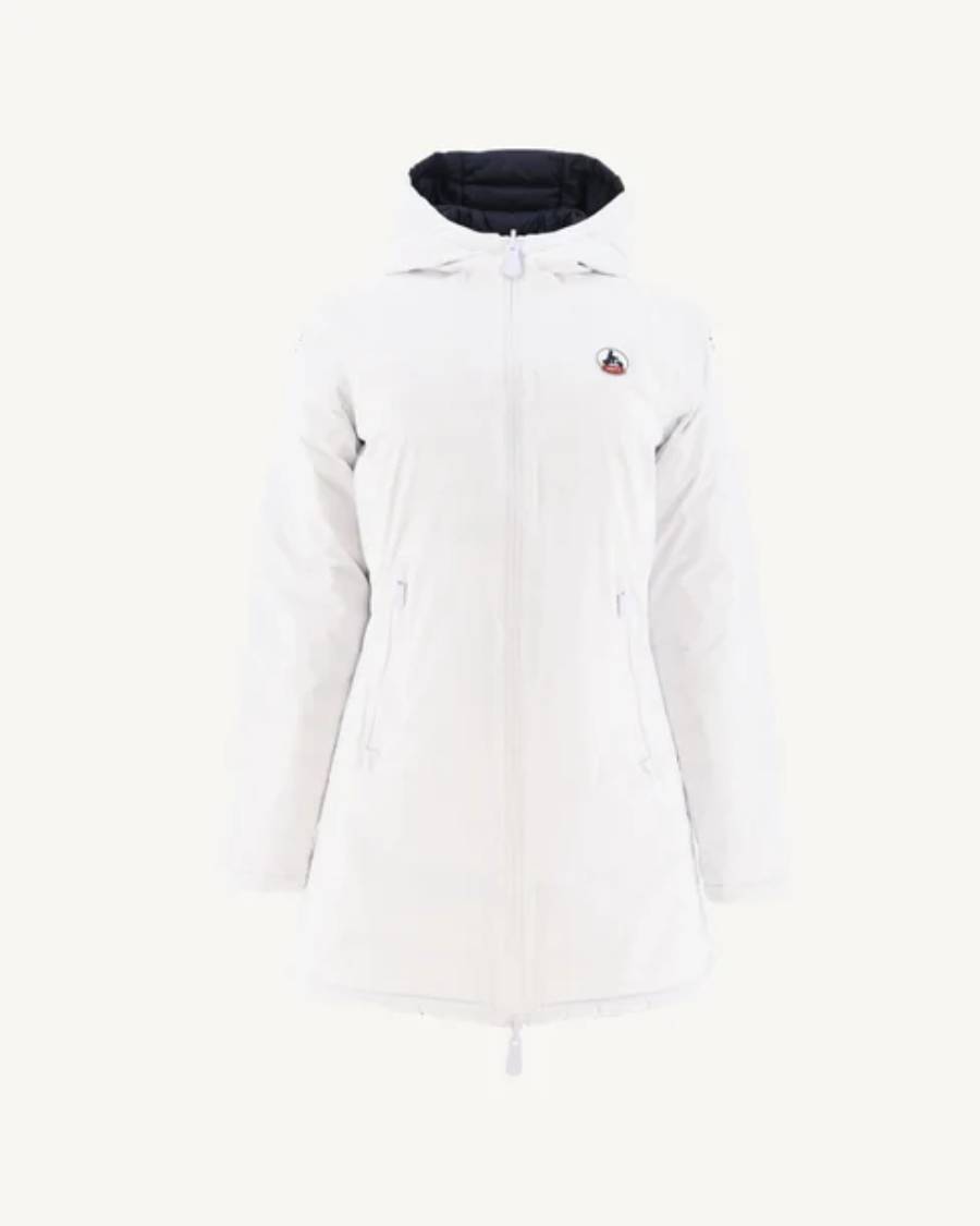 Coat Moscou Blanc-Marine