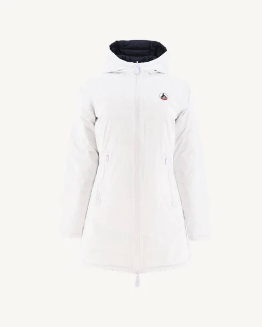 Reversible Coat Moscou Blanc-Marine