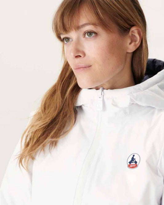 Coat Moscou Blanc-Marine