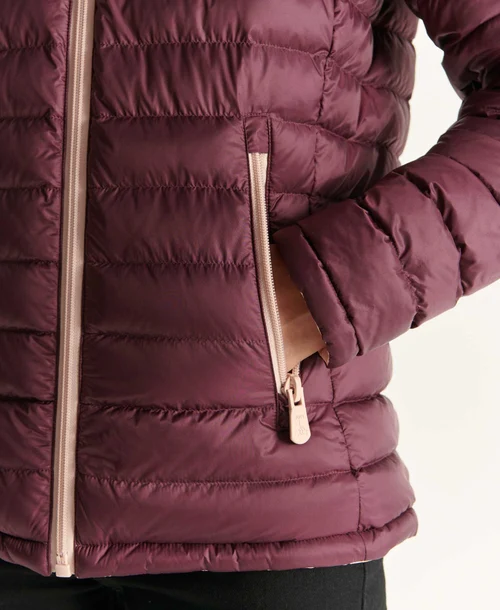 Reversible Jacket Vienne Rose-Pale-Aubergine