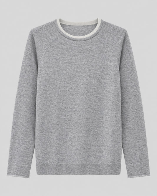 503 LAYERED CREW KNIT 56-K01-GREY CHINE_1 copy.JPG