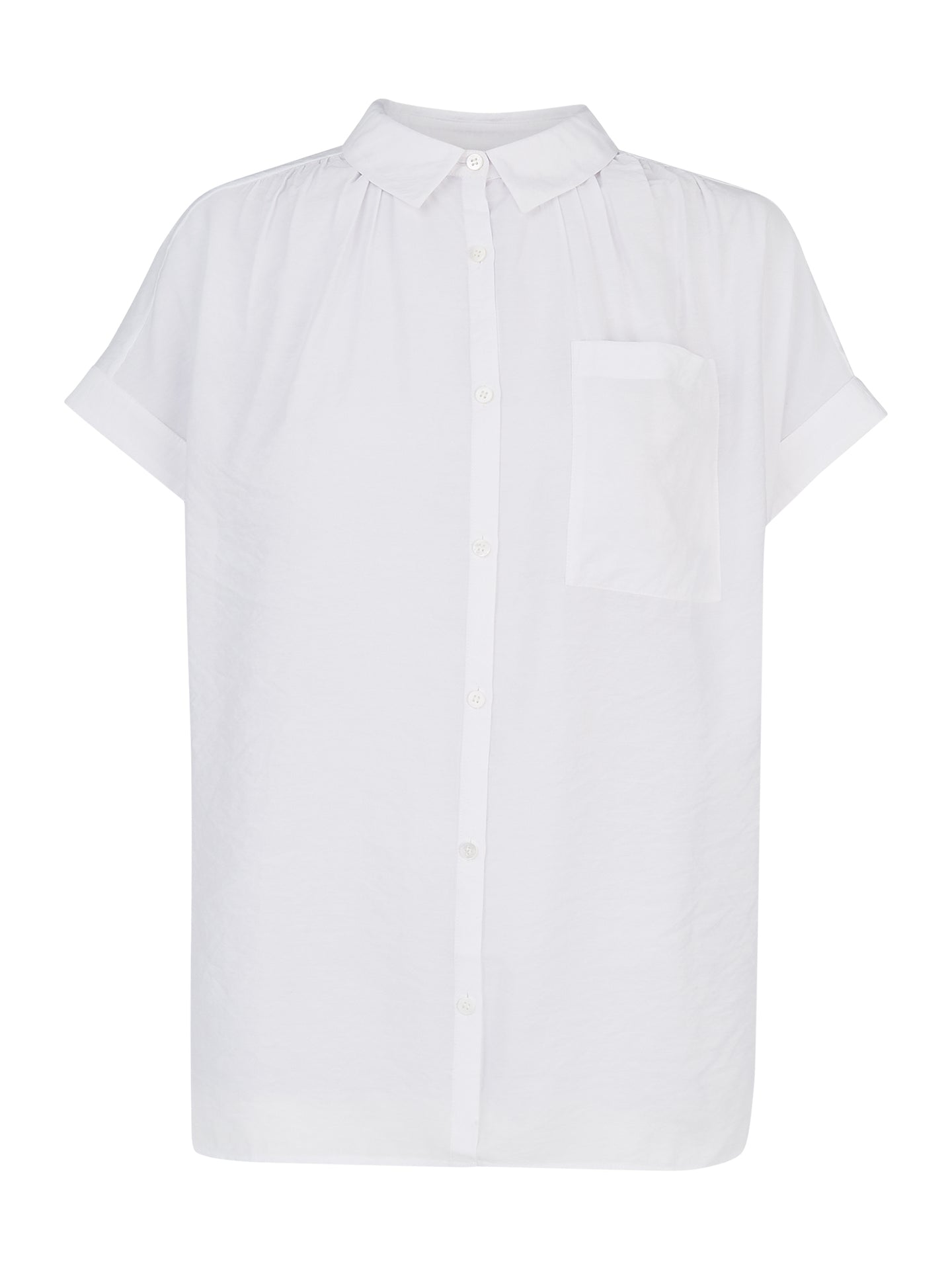 Nicola Button Through Shirt 31811 White