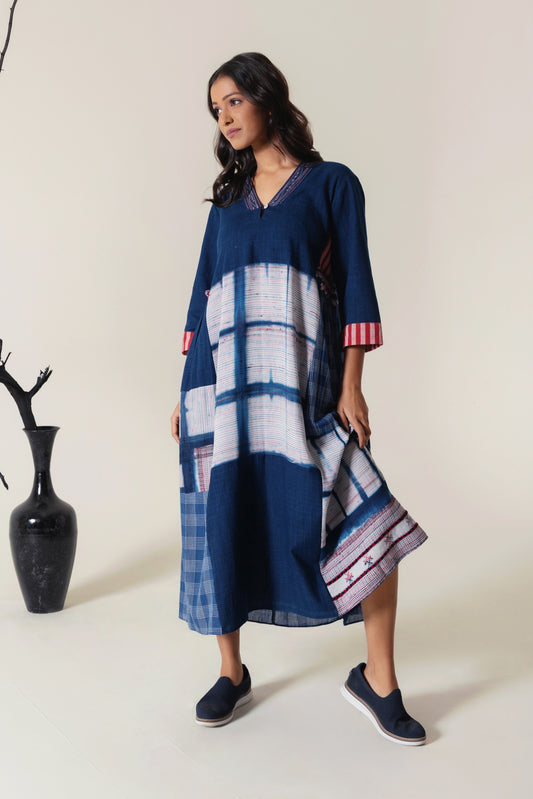 Dress Navy Nebula Indigo-Blue