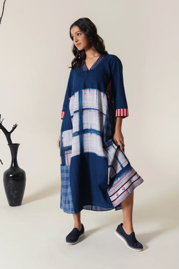 Dress Navy Nebula Indigo-Blue