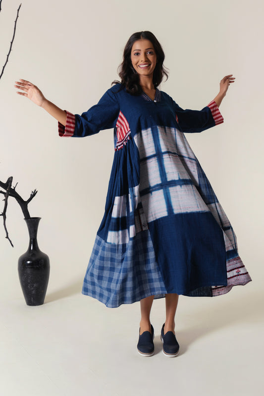 Dress Navy Nebula Indigo-Blue