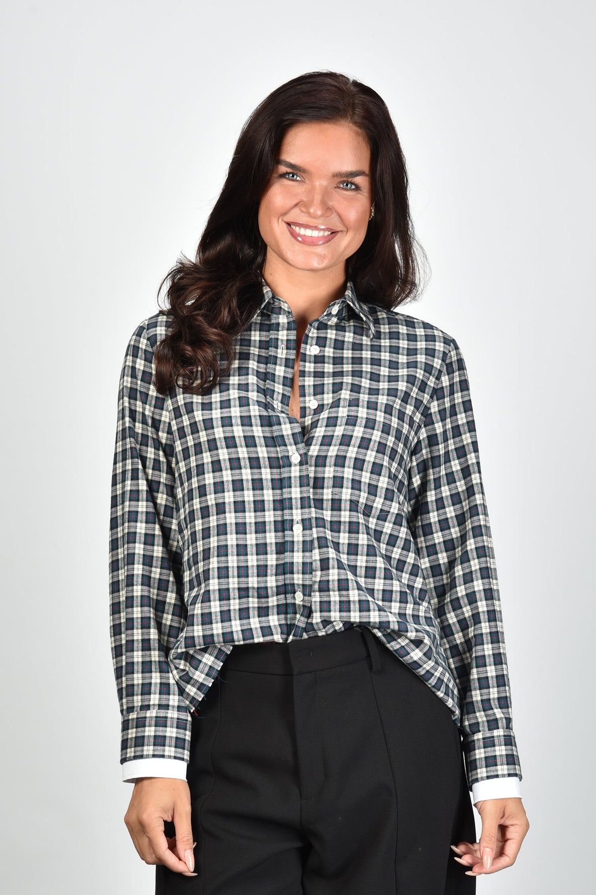 ACADEMIA-747 ELODIE 77D21C-GREEN CHECKED_01.jpg