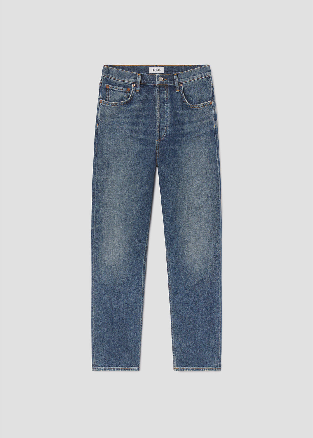 Jeans 90s Pinch W Crop Overcast