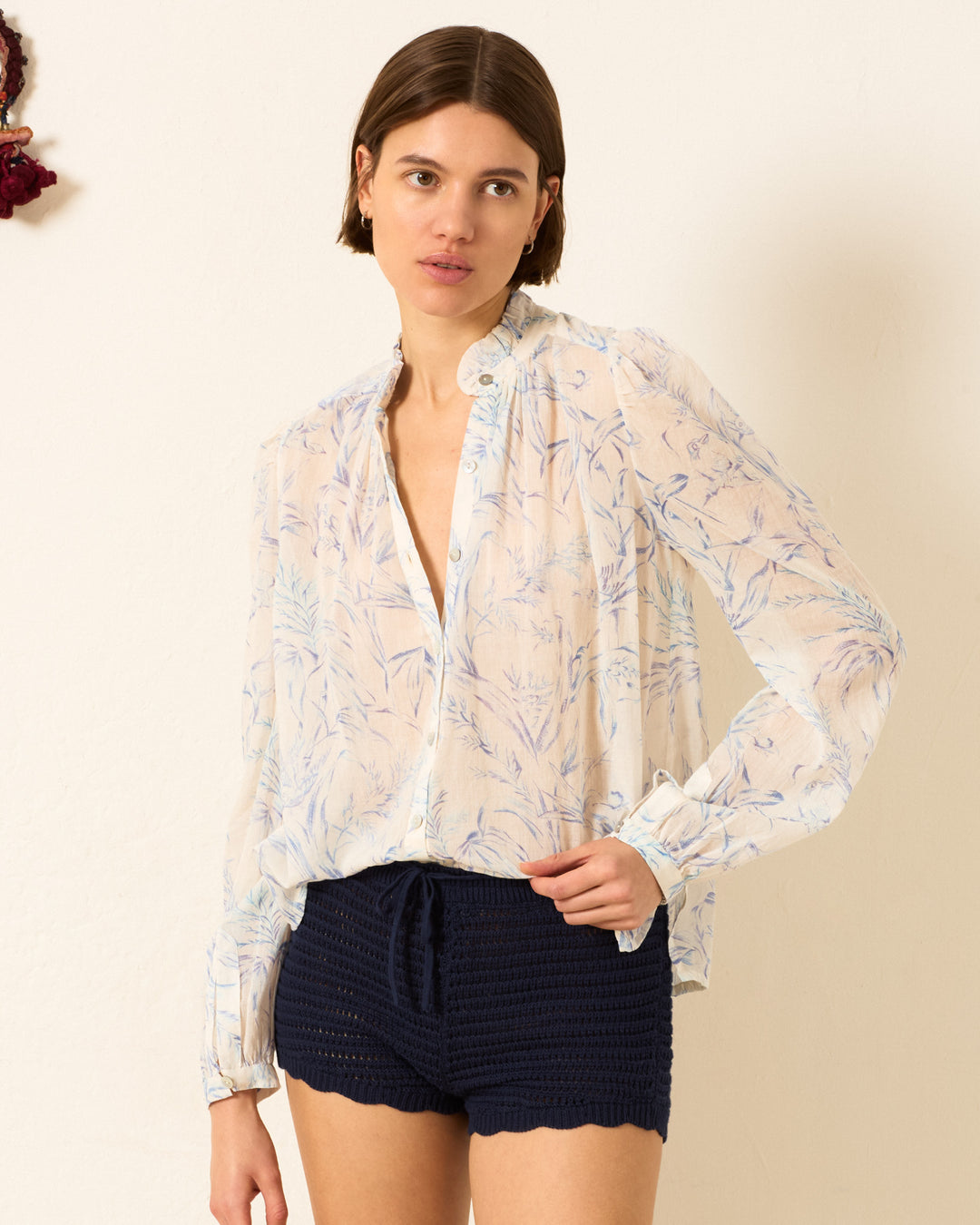 Blouse Annabel Avian To White