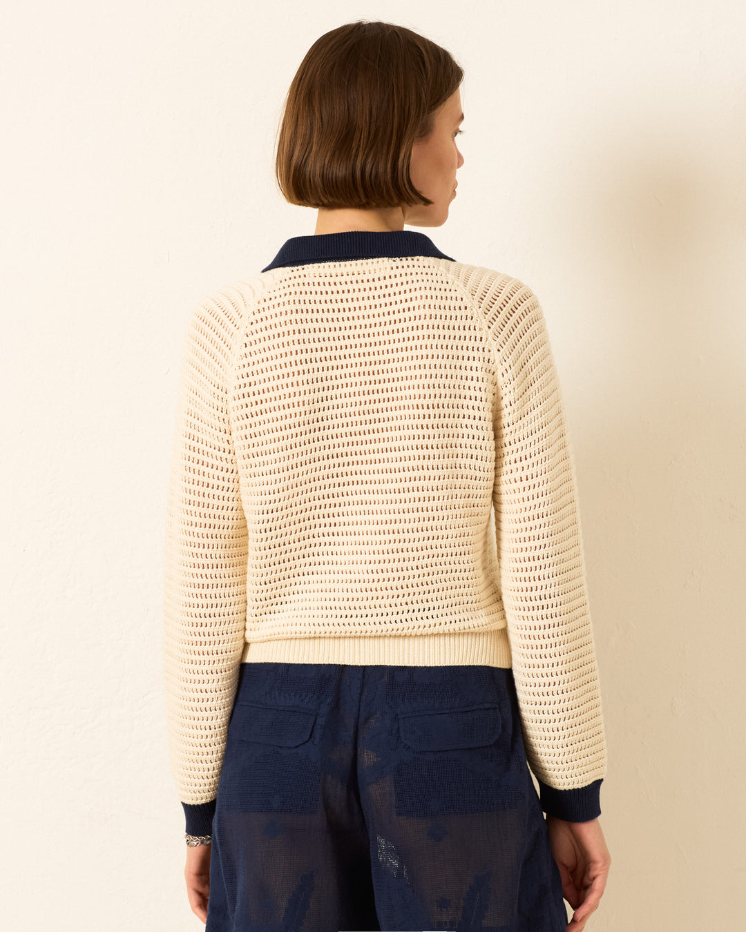 Sweatshirt Liza Captain Cro White