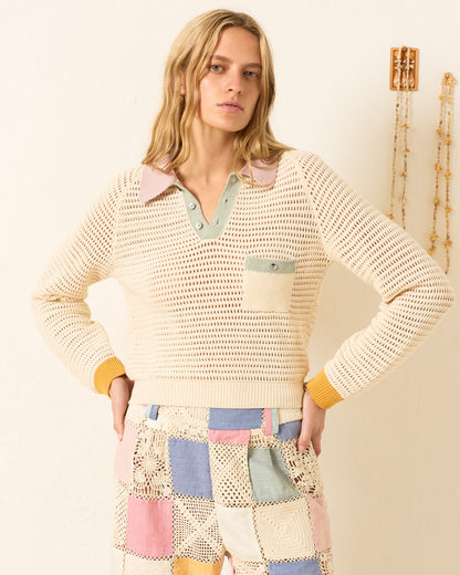 Sweatshirt Liza Sorbet Croc White