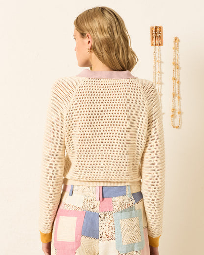 Sweatshirt Liza Sorbet Croc White