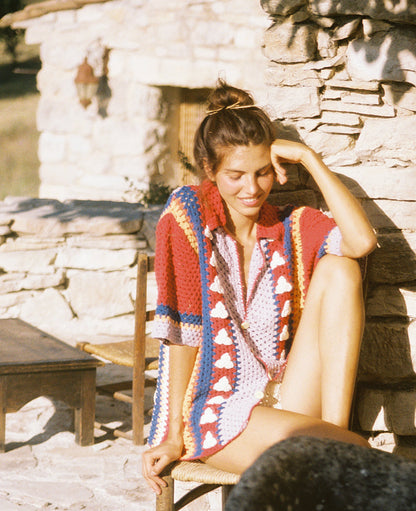 Blouse Harrison Shirt Lavender-Red