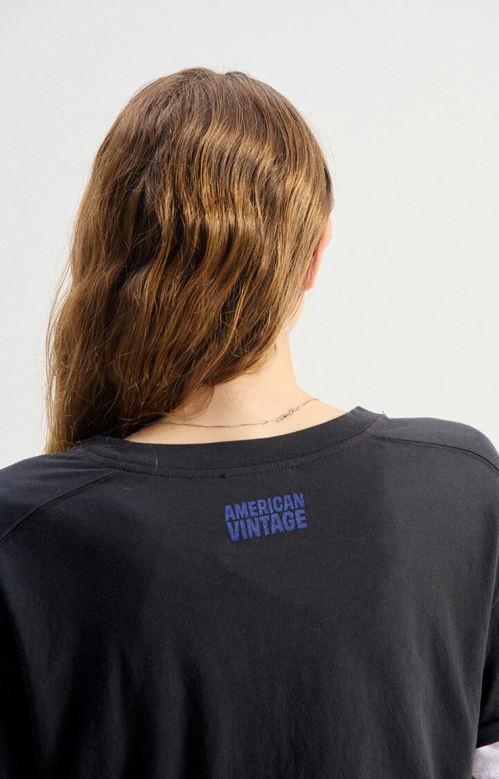 Women T-shirt 100 Percent Cotton Supersoft Jersey - Carbone