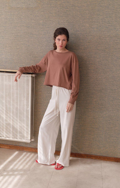 Unisex Sweatshirt Heavyweight Cotton-Polyester Fleece - Chocolate