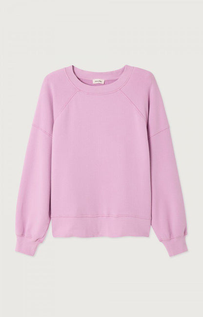 Women's Loose-Fit Sweatshirt Soft Fleece - Orchidee