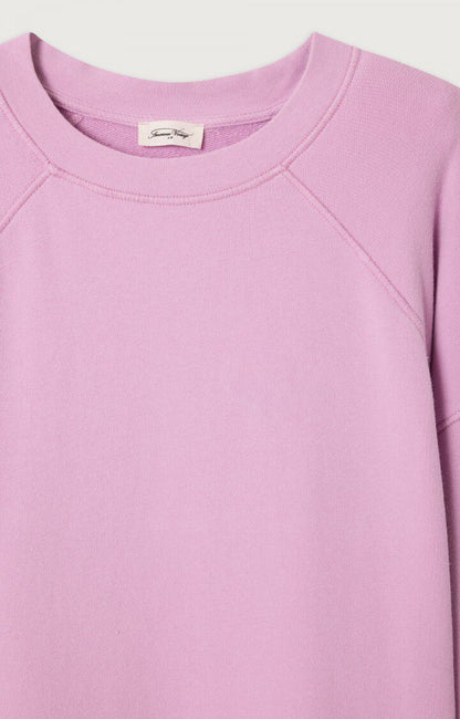 Women's Loose-Fit Sweatshirt Soft Fleece - Orchidee