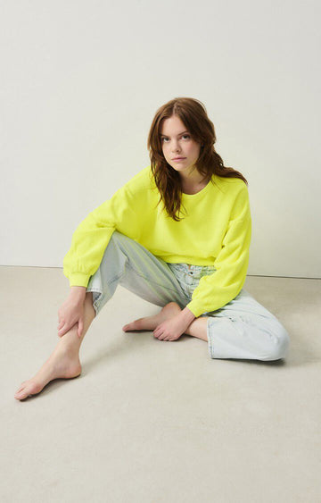 Sweatshirt Boby03af Jaune-Fluo