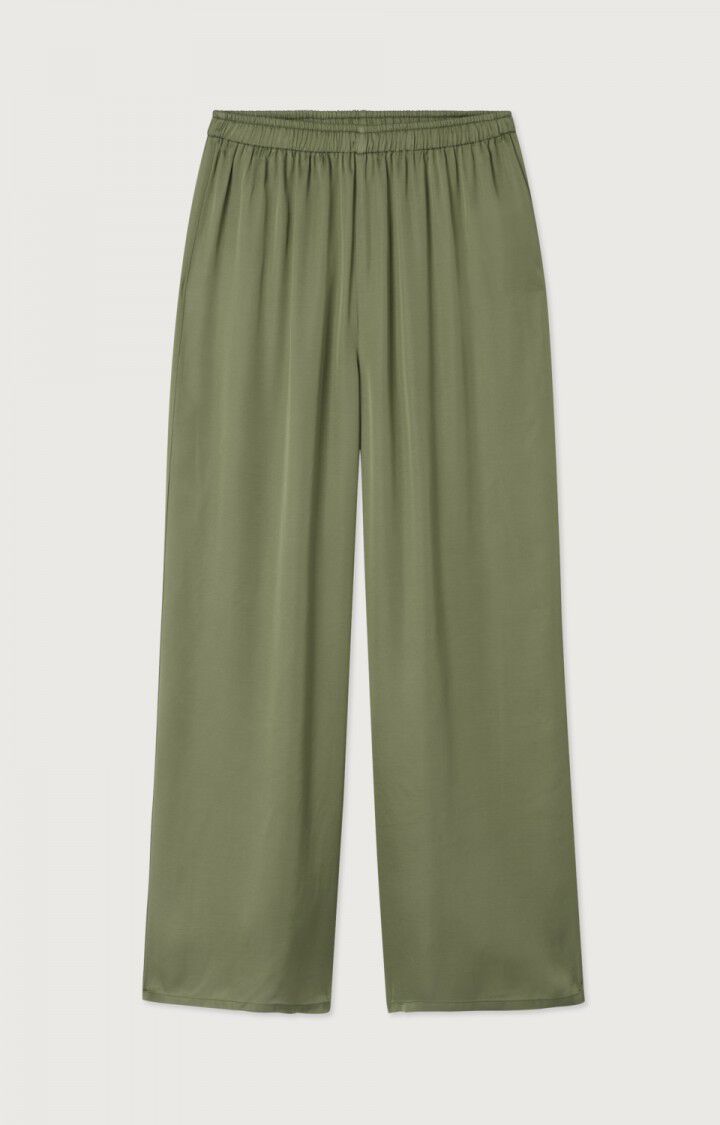 Women's Trousers Lightweight Silky Fabric - Eucalyptus