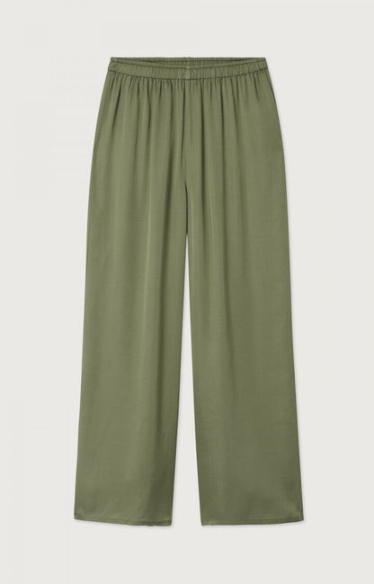 Women's Trousers Lightweight Silky Fabric - Eucalyptus