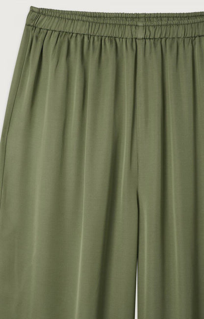 Women's Trousers Lightweight Silky Fabric - Eucalyptus
