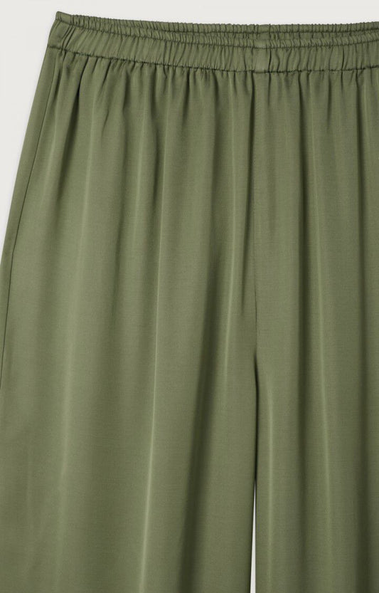 Women's Trousers Lightweight Silky Fabric - Eucalyptus