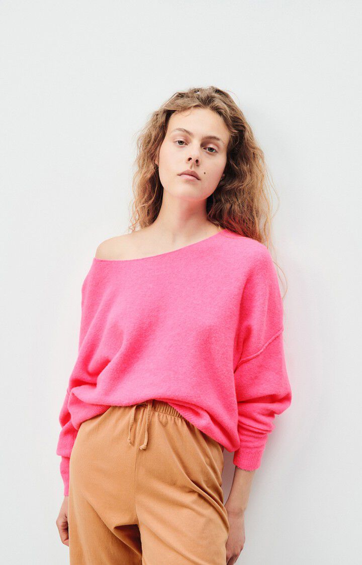 Pullover Dam225 Rose-Fluo