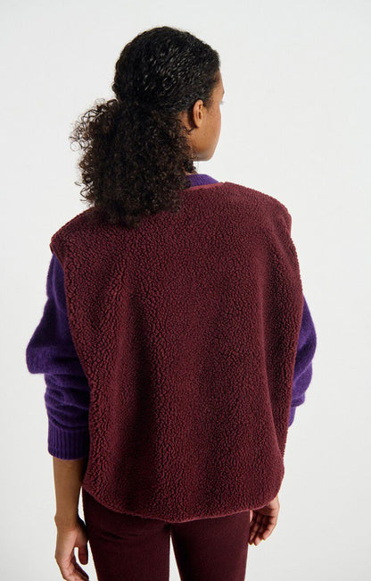 Gilet Hok16b Bordeaux-Chine