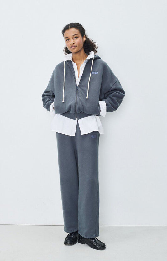 American Vintage | Oversized Zip Hooded Jacket - Cotton Stretch Cyclone-Vintage
