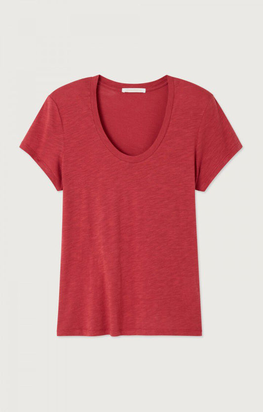 Women's T-Shirt 100 Percent Cotton Jersey - Mint Leaf Airelle-Vinta