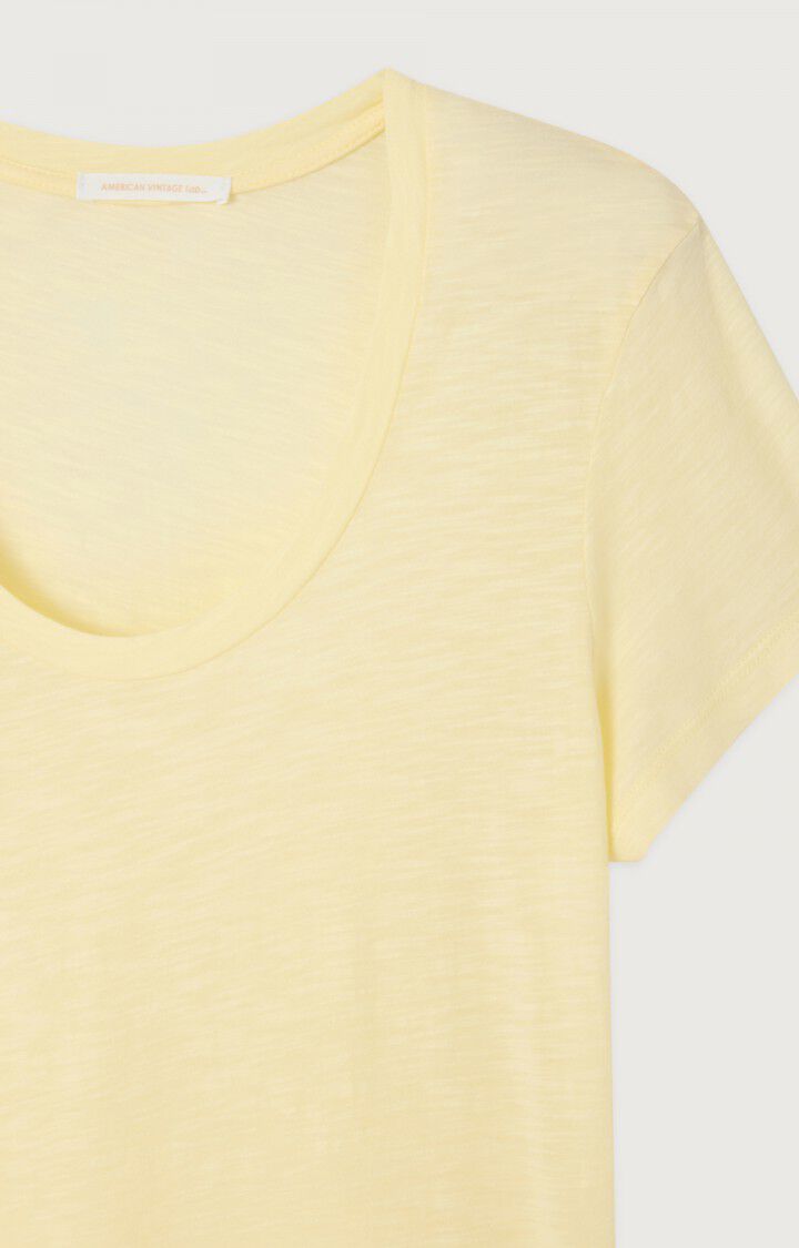 Women T-Shirt 100 Percent Cotton Poplin - Mint Leaf Vanille-Vinta