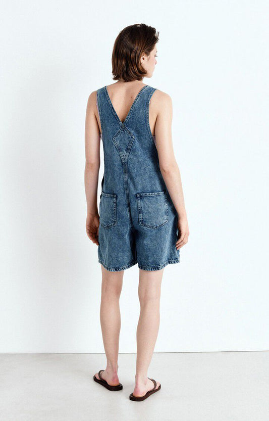 Denim Jumpsuit Joy12f Stone