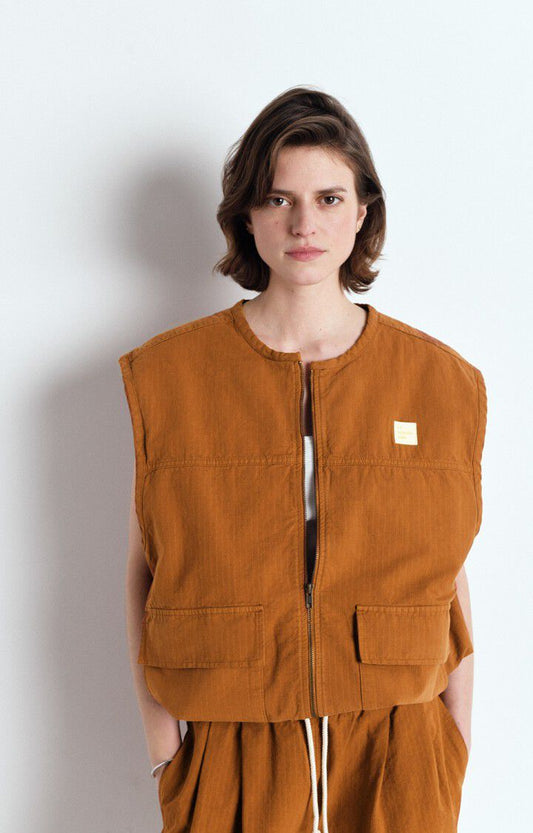 Gilet Ryg16b Cannelle