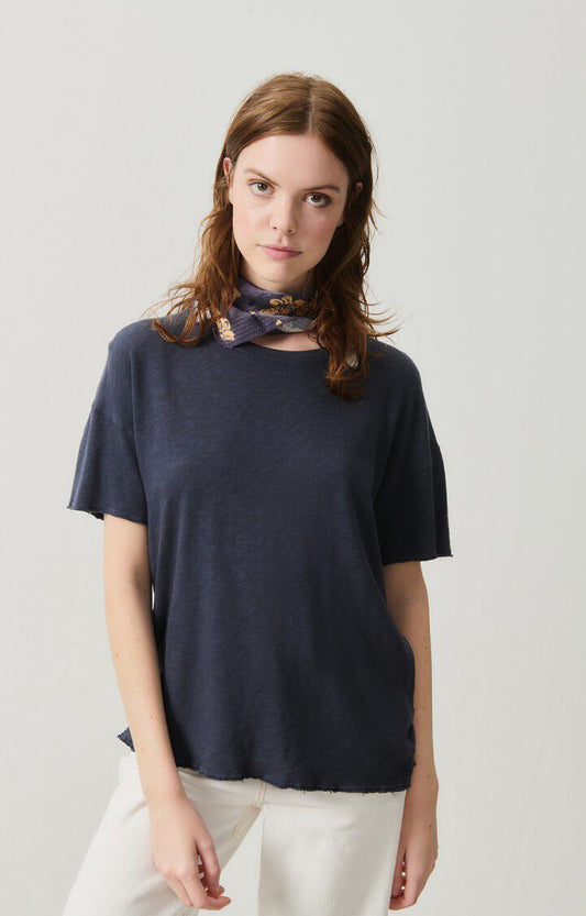 Tshirt Son02fg Navy-Blue-Vintage