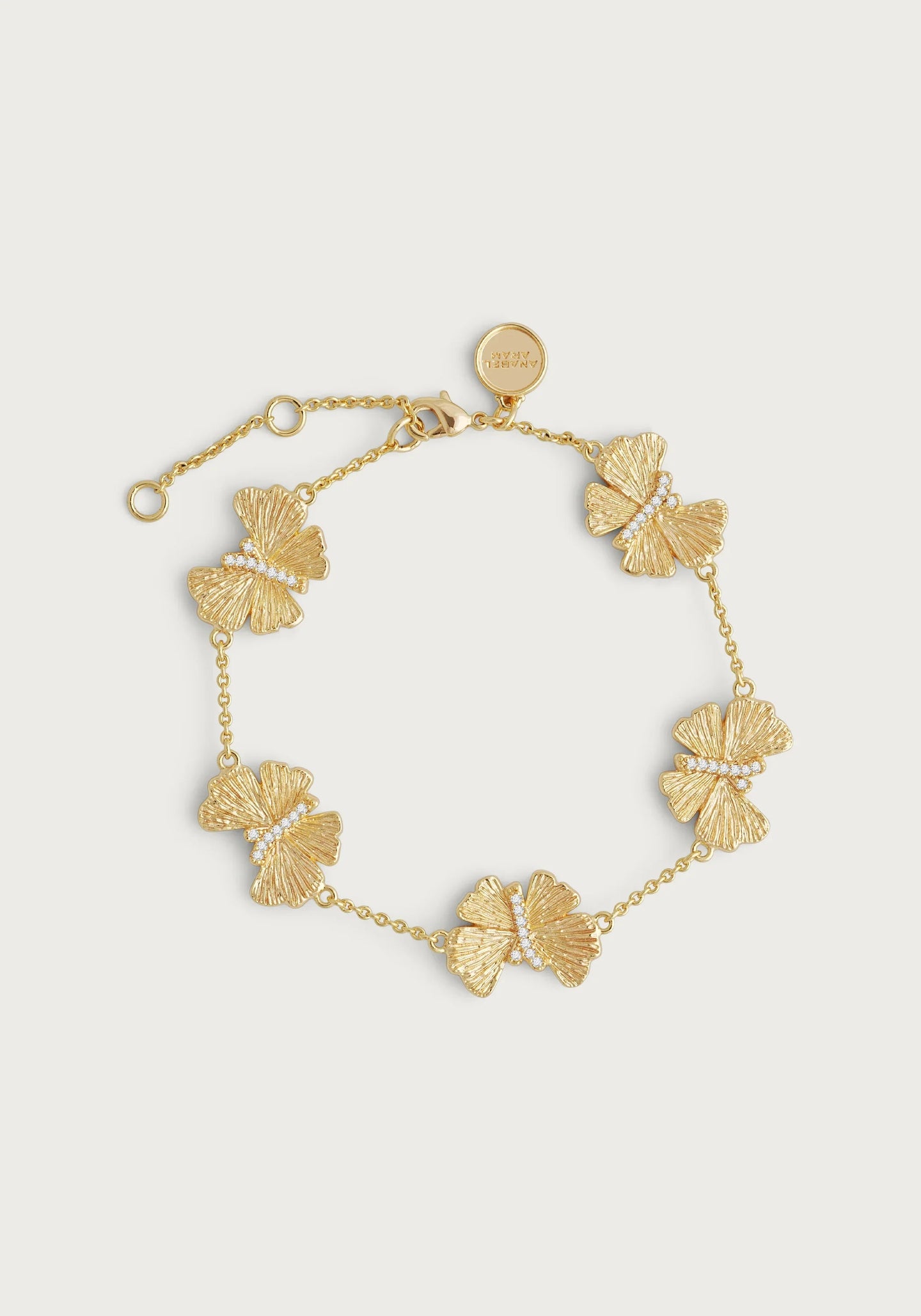 Bracelet Butterfly Sta Br Gold