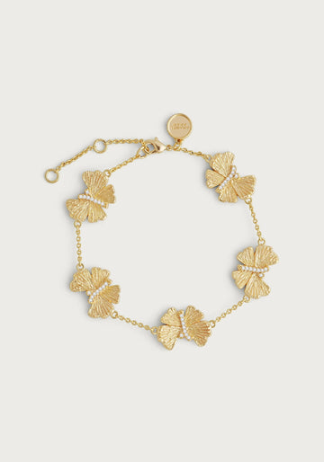 Bracelet Butterfly Sta Br Gold