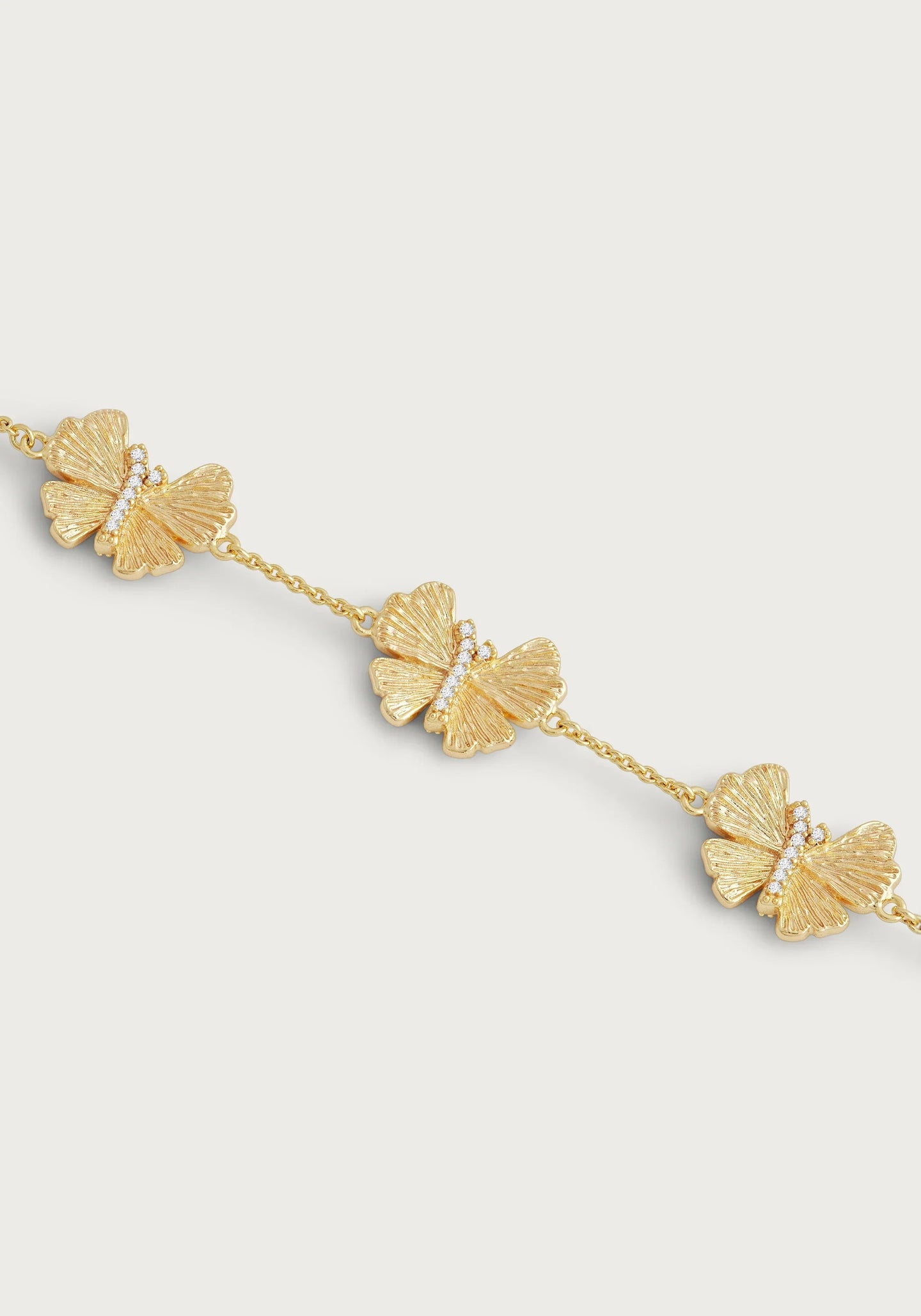 Bracelet Butterfly Sta Br Gold