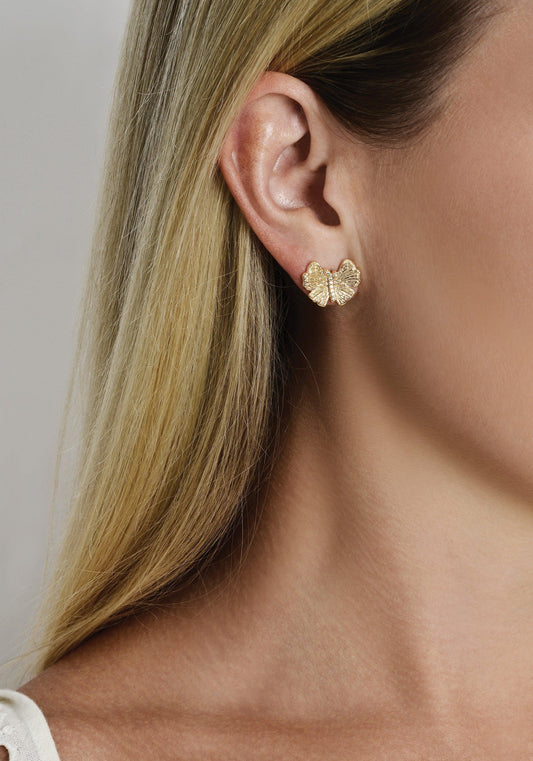 Earring Butterfly St Ea Gold