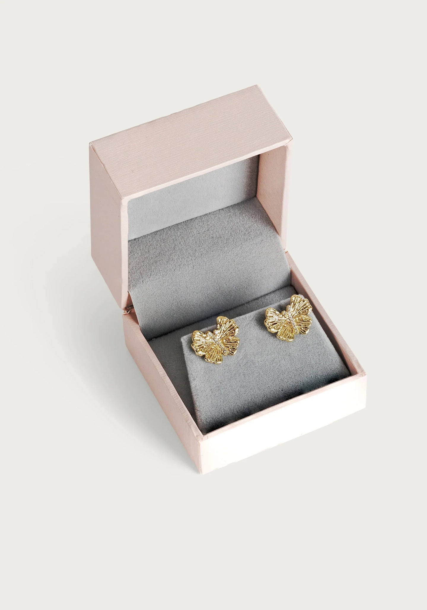 Earring Butterfly St Ea Gold