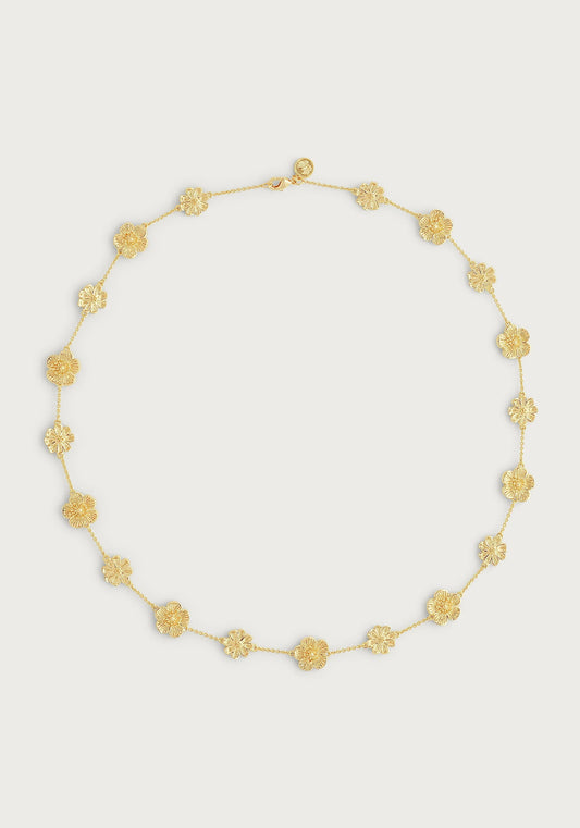 Necklace Wildflower St Ne Gold
