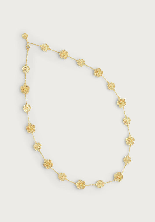 Necklace Wildflower St Ne Gold