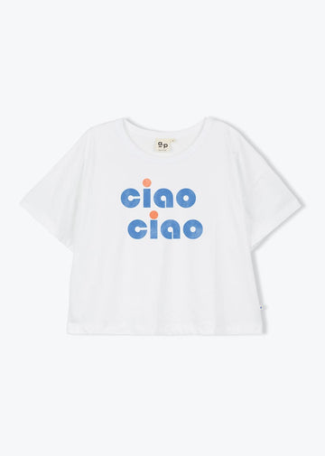Tshirt Wt05 Femme Ciao Ciao Blanc-10