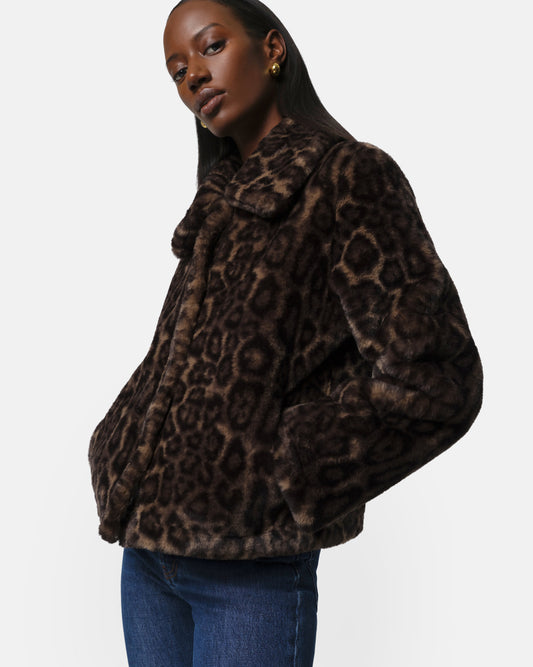 Jacket Elis Leopard Dark-Leopard