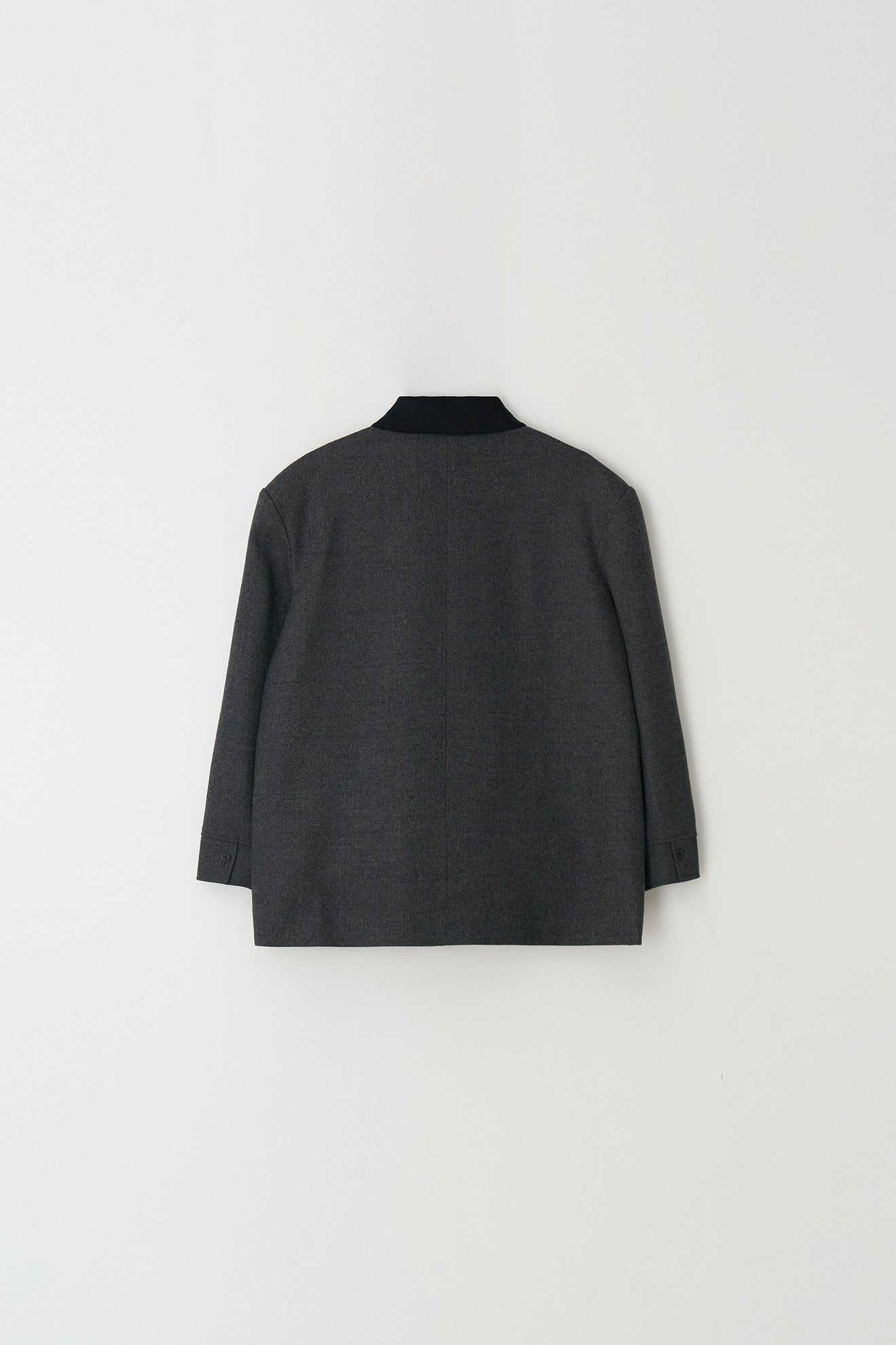 Jacket Button Pocket J Charcoal