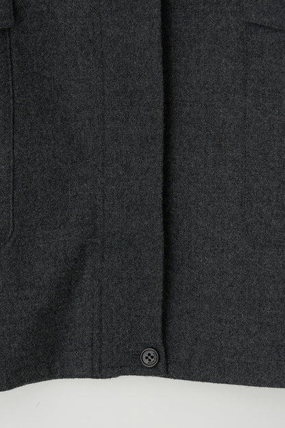 Jacket Button Pocket J Charcoal