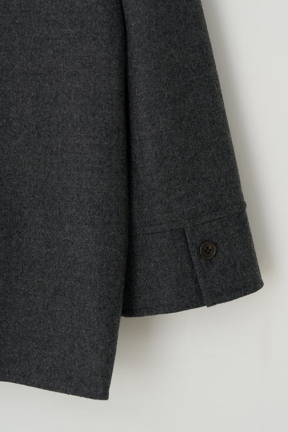 Jacket Button Pocket J Charcoal