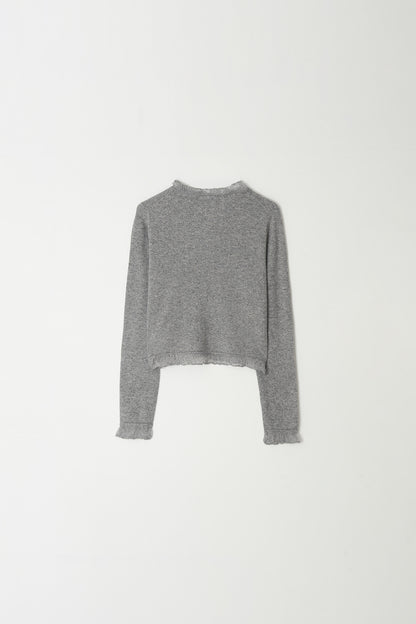 Cardigan Cashmere Fri Car Gray